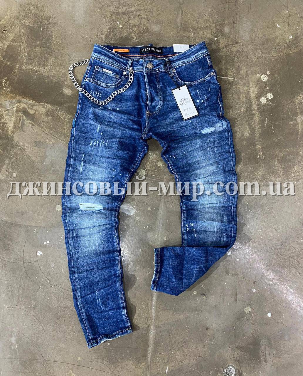 Мужские Джинсы Black Island