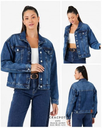 Женский Джинсовый Пиджак Cracpot