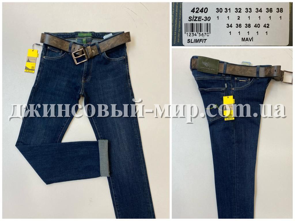 Мужские Джинсы Archiles (Большие размеры) 34 длина