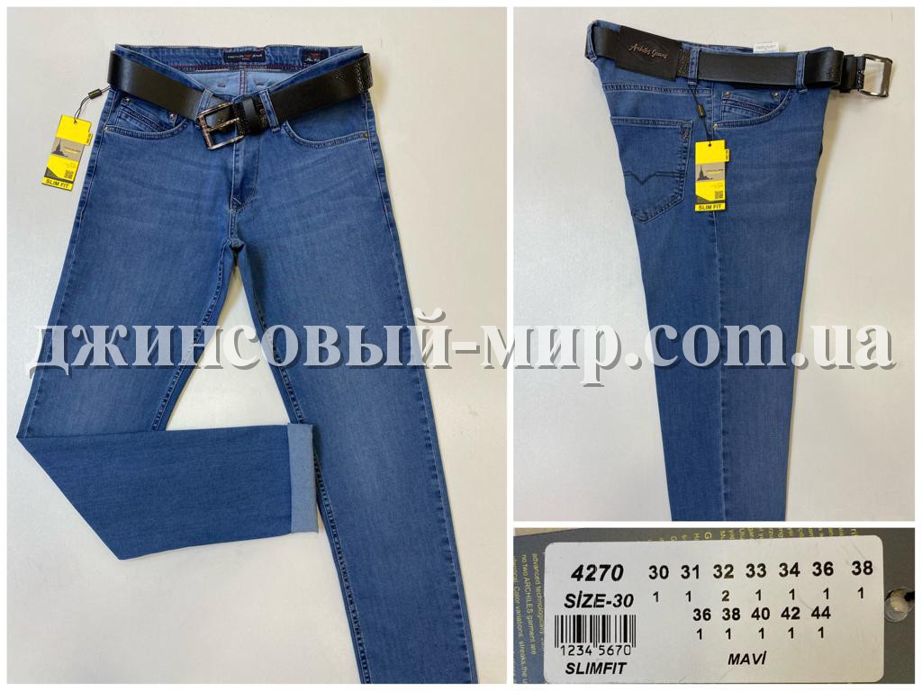 Мужские Джинсы Archiles (Большие размеры) 34 длина