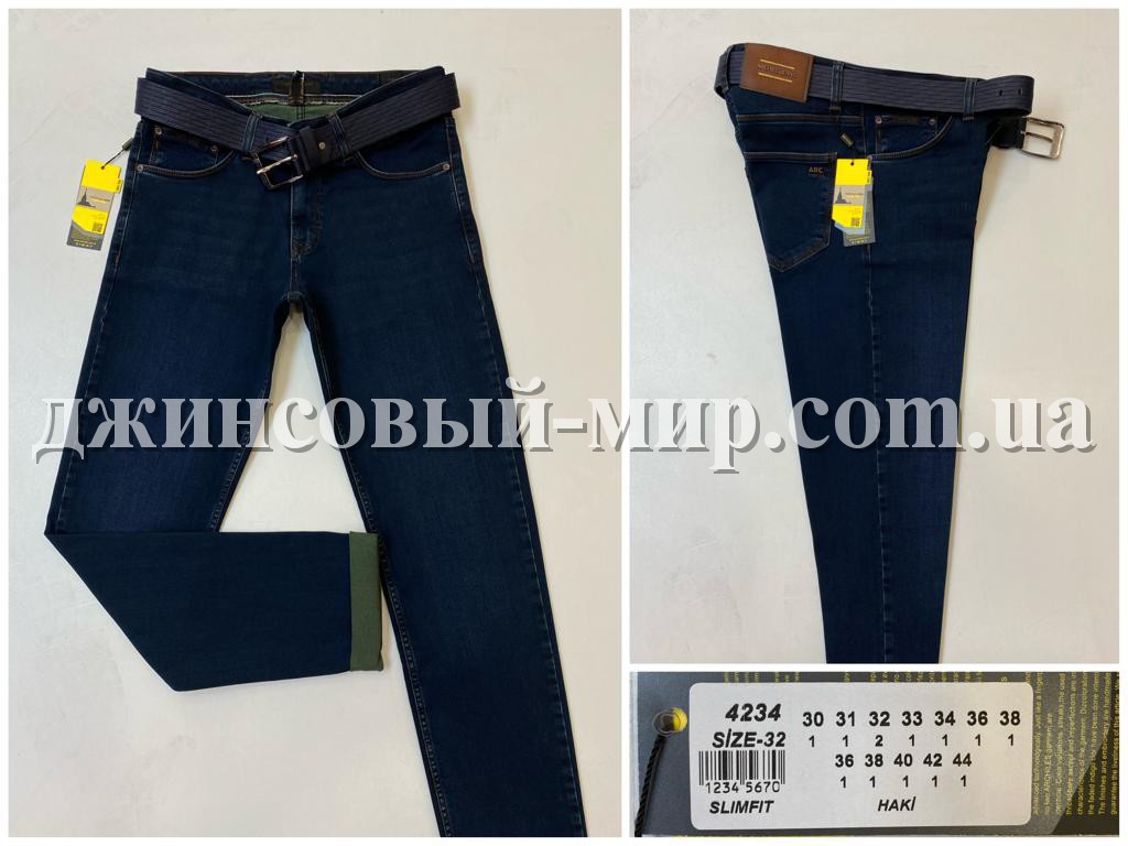 Мужские Джинсы Archiles (Большие размеры) 34 длина