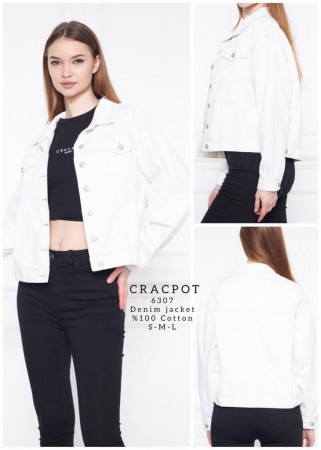 Женский Джинсовый Пиджак Cracpot