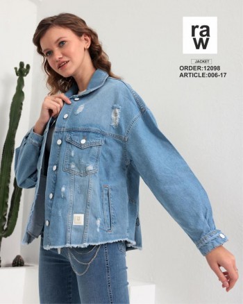 Женский Джинсовый Пиджак Raw