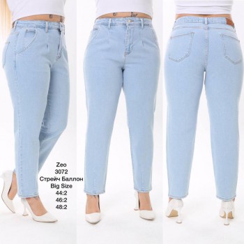 Женские Джинсы Zeo Basic (Большие размеры)