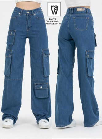 Женские Джинсы Карго Raw