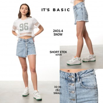 Женские Джинсовые Шорты-Юбка ITS Basic