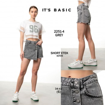 Женские Джинсовые Шорты-Юбка ITS Basic