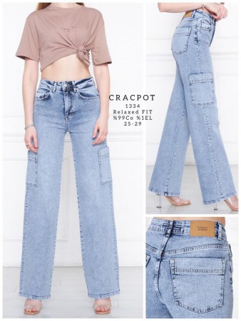 Женские Джинсы Карго Cracpot