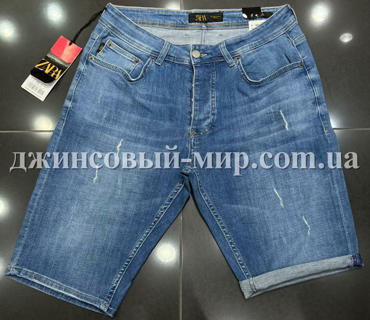 Мужские Джинсовые Шорты Zara