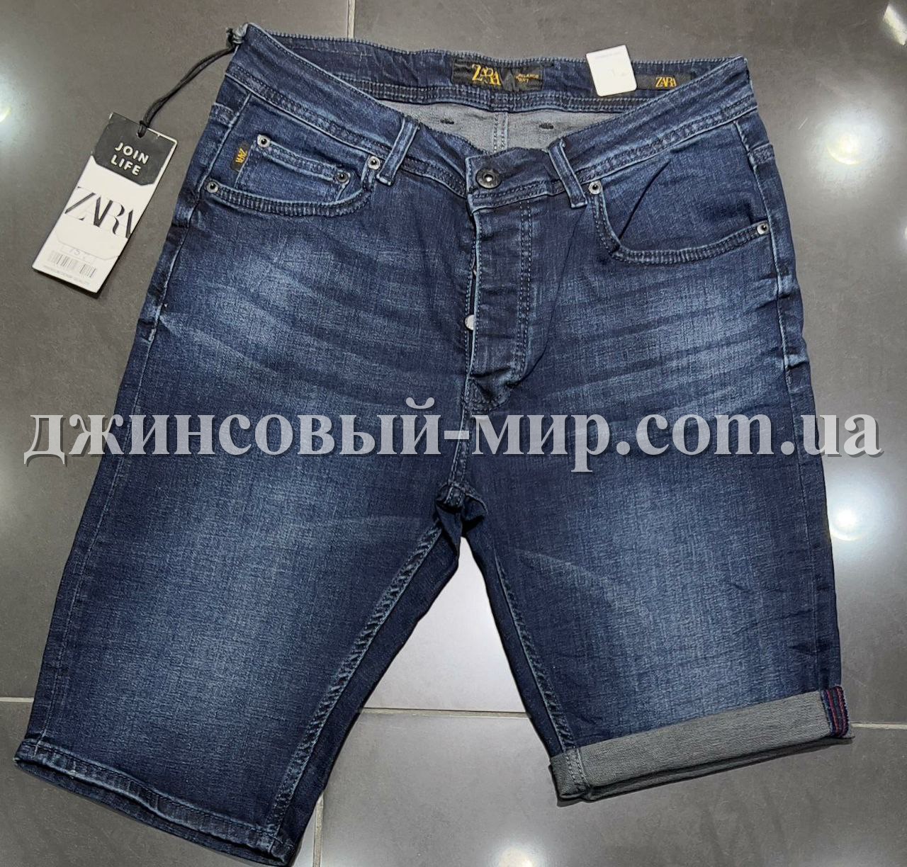 Мужские Джинсовые Шорты Zara