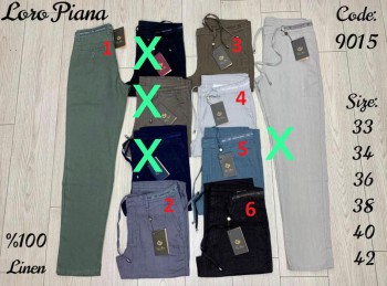 Мужские Льняные Джинсы Loro Piana  (длина 34)