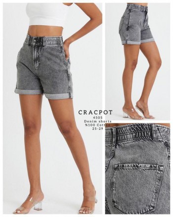 Женские Джинсовые Шорты Cracpot