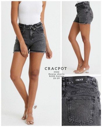Женские Джинсовые Шорты Cracpot