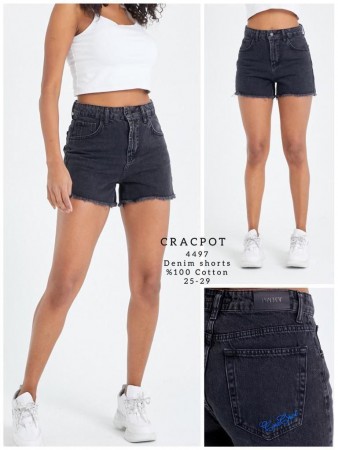 Женские Джинсовые Шорты Cracpot
