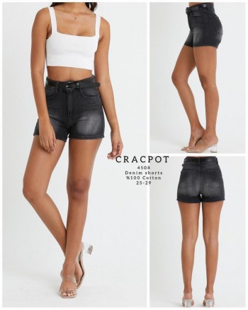 Женские Джинсовые Шорты Cracpot
