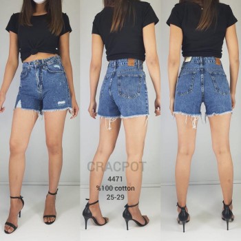Женские Джинсовые Шорты Cracpot
