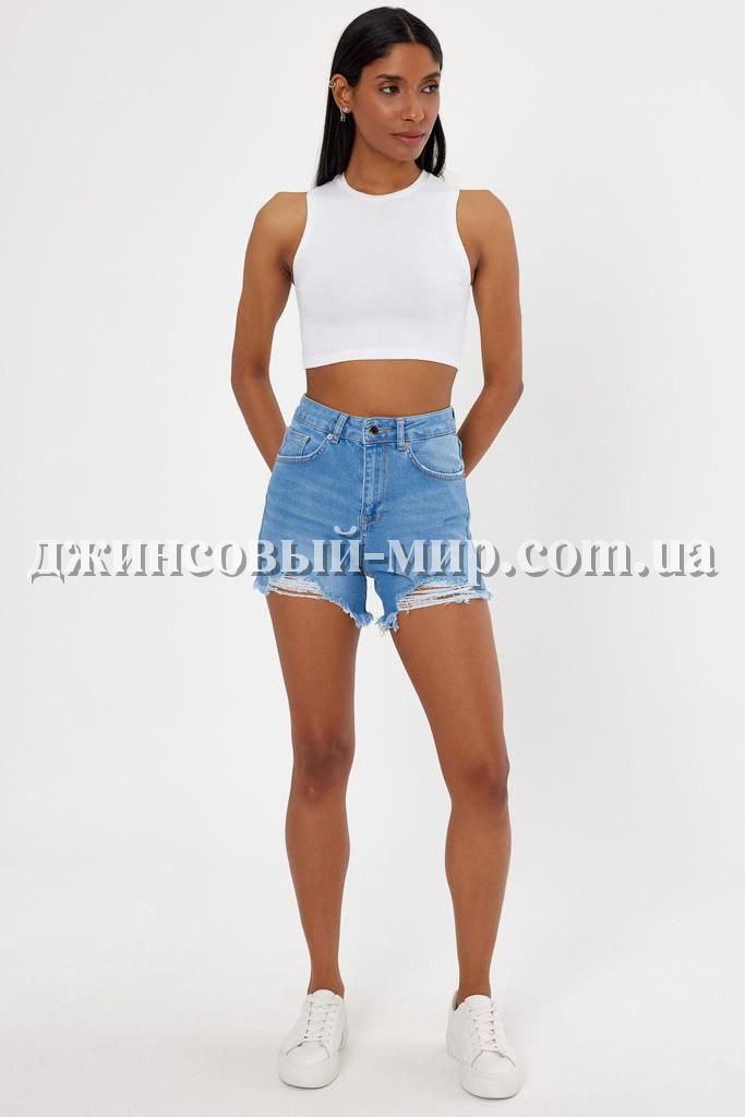 Женские Джинсовые Шорты Raw
