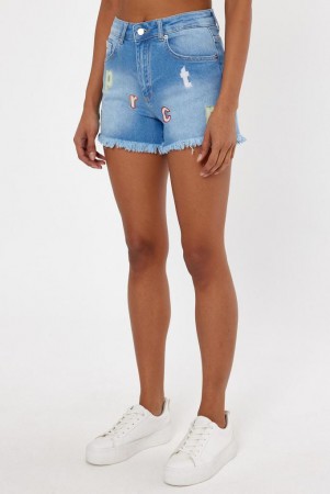 Женские Джинсовые Шорты Raw