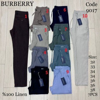 Мужские Льняные Джинсы Burberry  (длина 34)