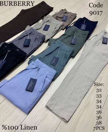 Мужские Льняные Джинсы Burberry  (длина 34)