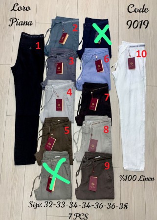 Мужские Льняные Джинсы Loro Piana  (длина 34)