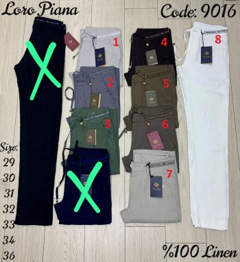 Мужские Льняные Джинсы Loro Piana  (длина 34)