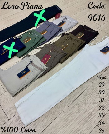 Мужские Льняные Джинсы Loro Piana  (длина 34)