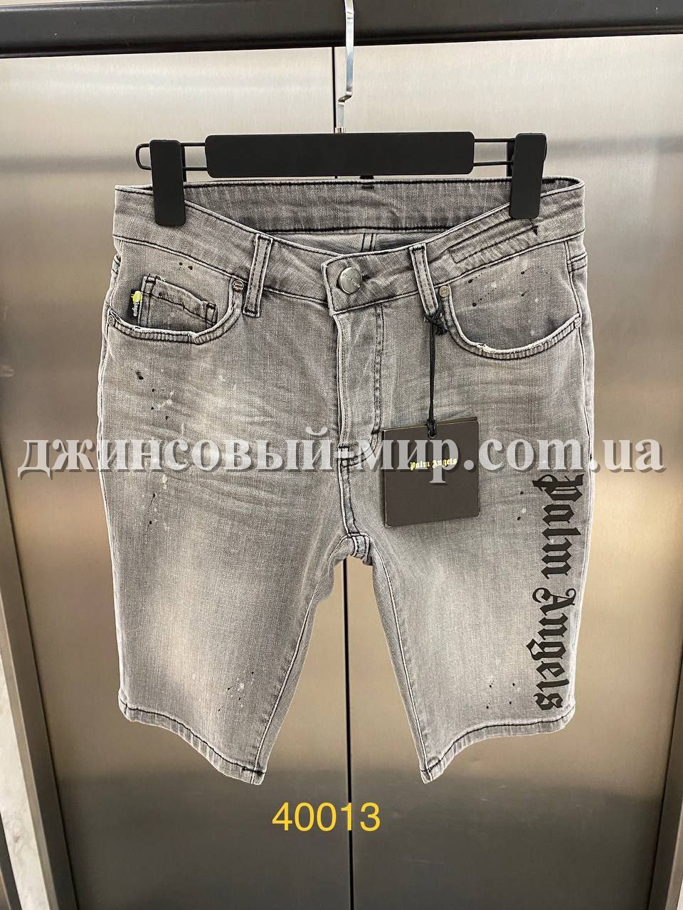 Мужские Джинсовые Шорты Palm Angels