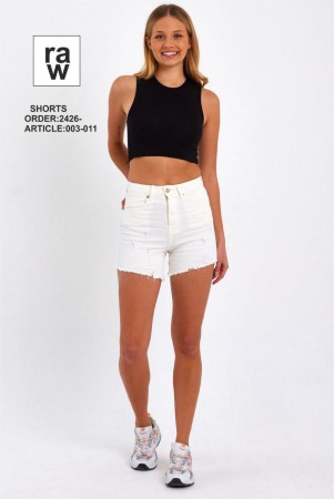 Женские Джинсовые Шорты Raw