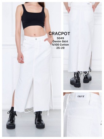 Женская Джинсовая Юбка Cracpot