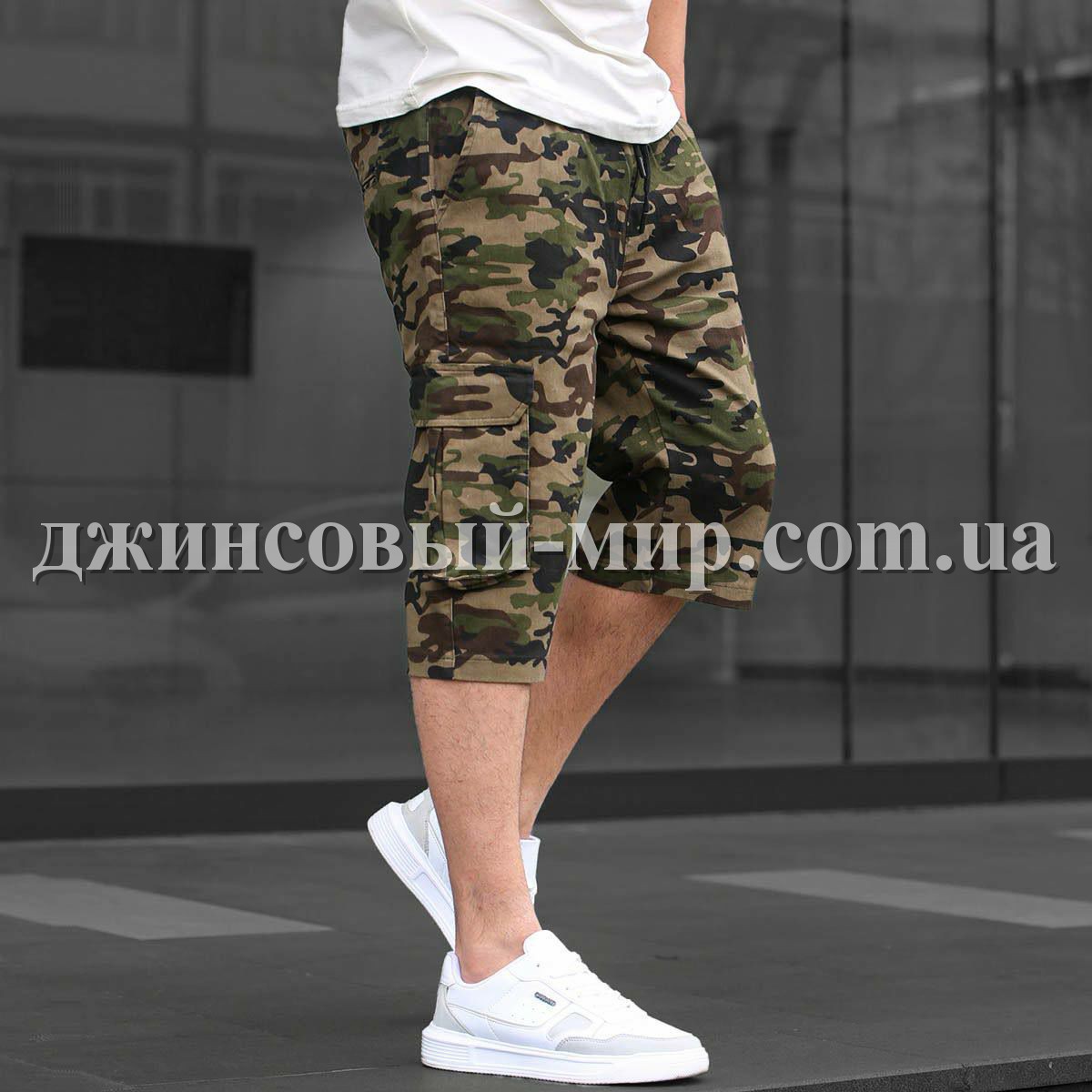 Мужские Джинсовые Шорты Madmext