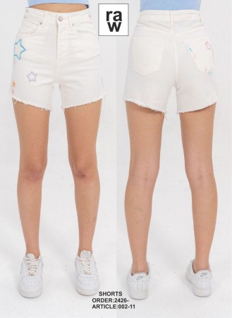 Женские Джинсовые Шорты Raw