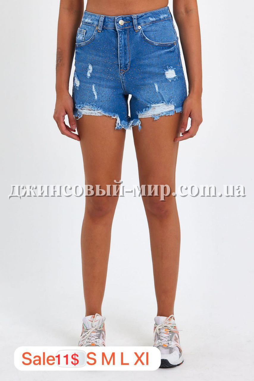 Женские Джинсовые Шорты Raw