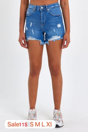 Женские Джинсовые Шорты Raw