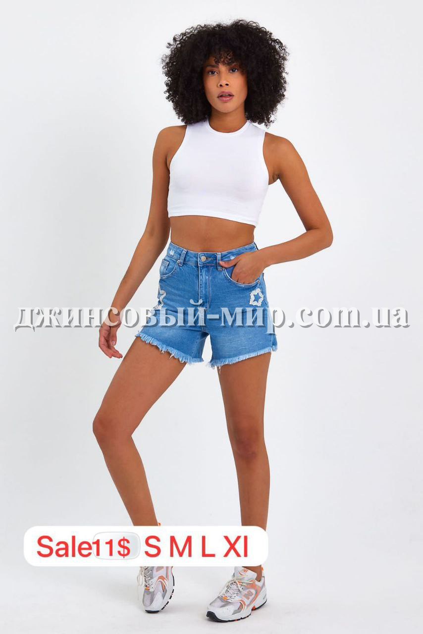 Женские Джинсовые Шорты Raw