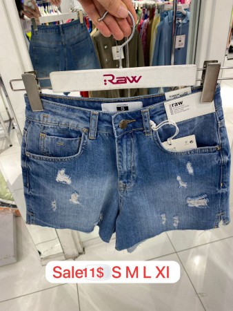 Женские Джинсовые Шорты Raw