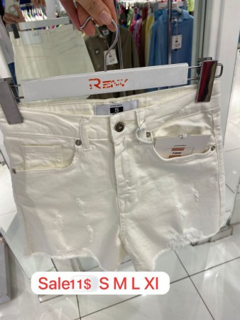 Женские Джинсовые Шорты Raw