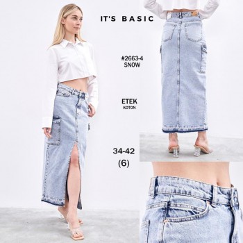 Женская Джинсовая Юбка ITS Basic