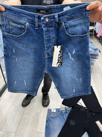 Мужские Джинсовые Шорты Hugo Boss