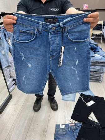 Мужские Джинсовые Шорты Hugo Boss