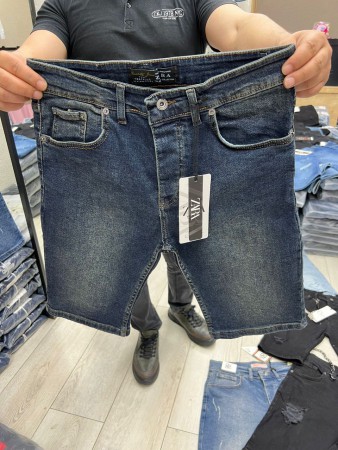 Мужские Джинсовые Шорты Zara