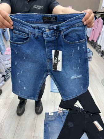 Мужские Джинсовые Шорты Zara