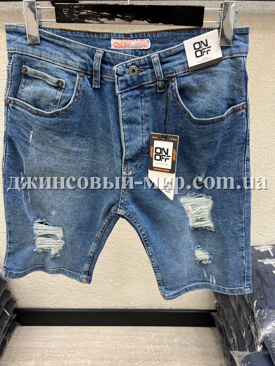 Мужские Джинсовые Шорты OFF White