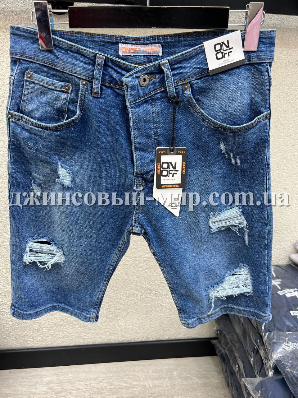 Мужские Джинсовые Шорты OFF White