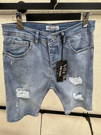 Мужские Джинсовые Шорты Prada