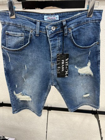 Мужские Джинсовые Шорты Prada