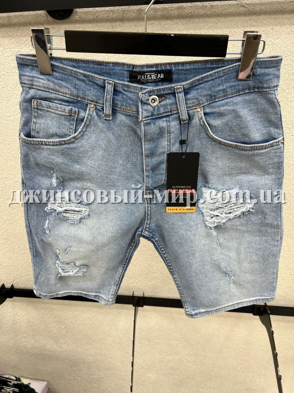 Мужские Джинсовые Шорты Pull&Bear