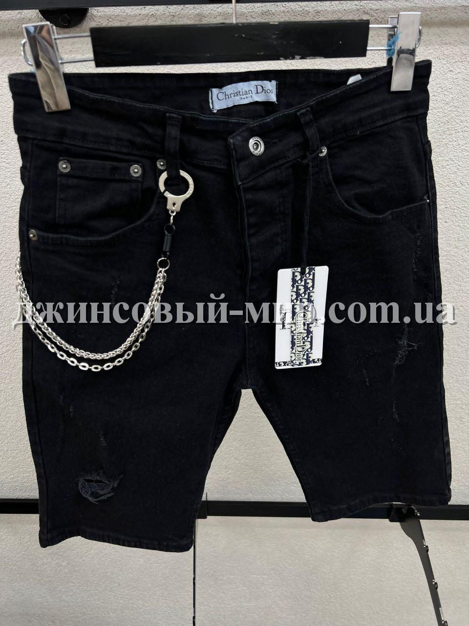 Мужские Джинсовые Шорты Christian Dior