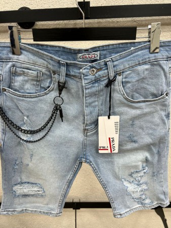 Мужские Джинсовые Шорты Prada