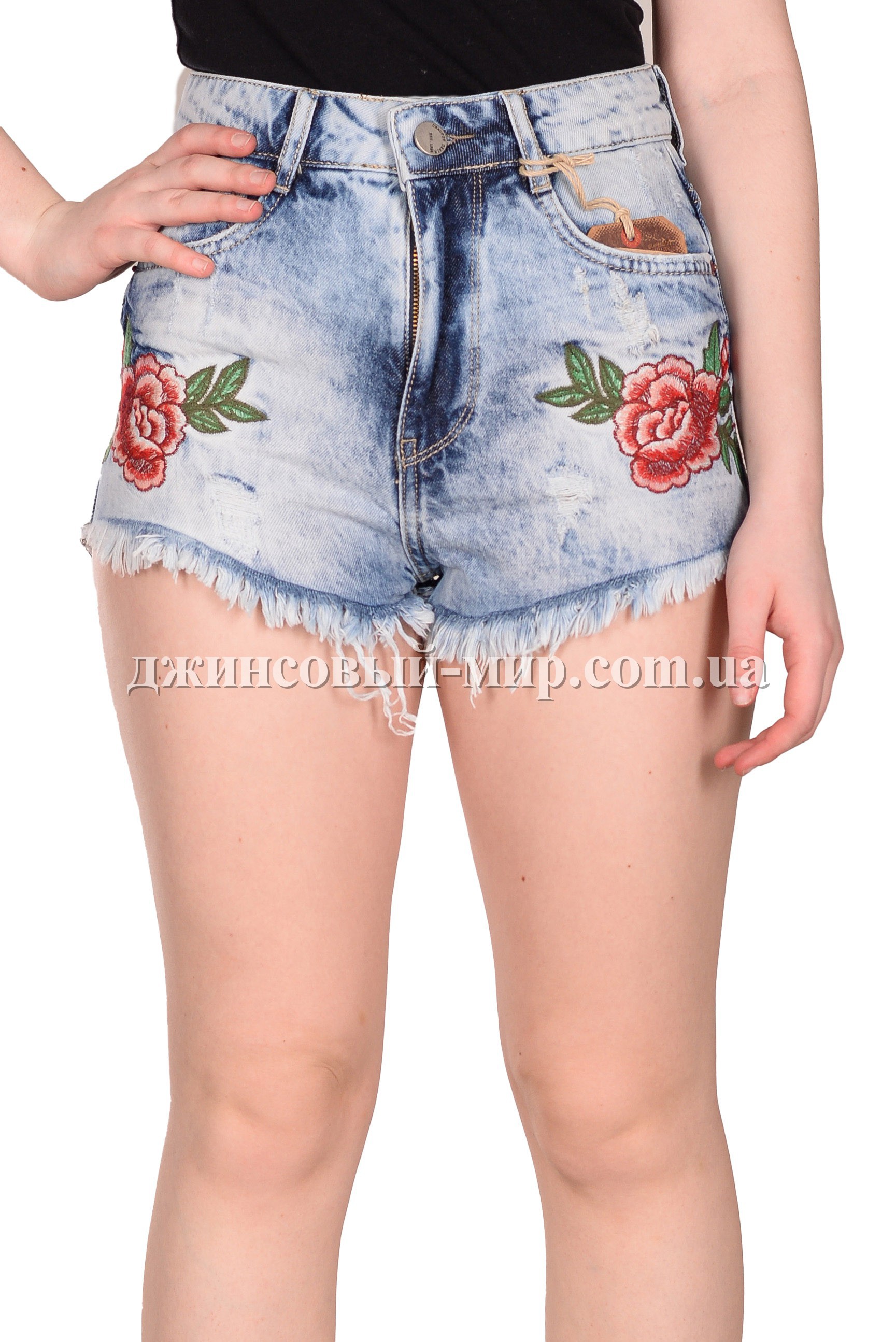 Женские Джинсовые Шорты Cracpot